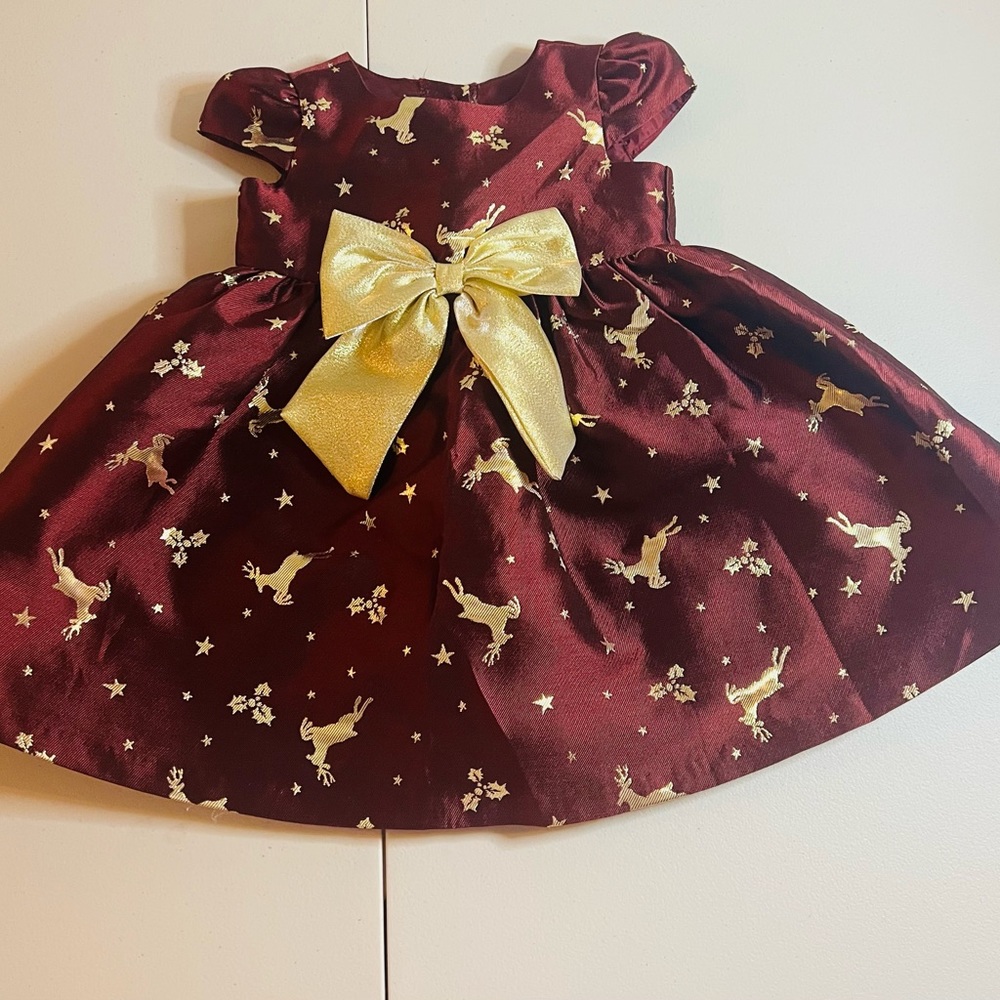 Bonnie Baby Christmas Dress